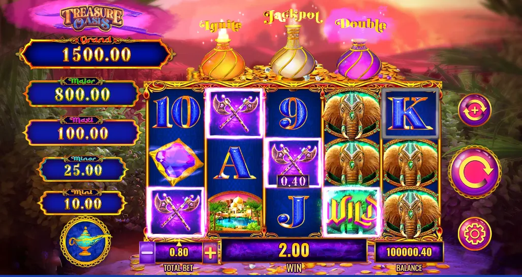 Mystery of the Lamp Treasure Oasis demo